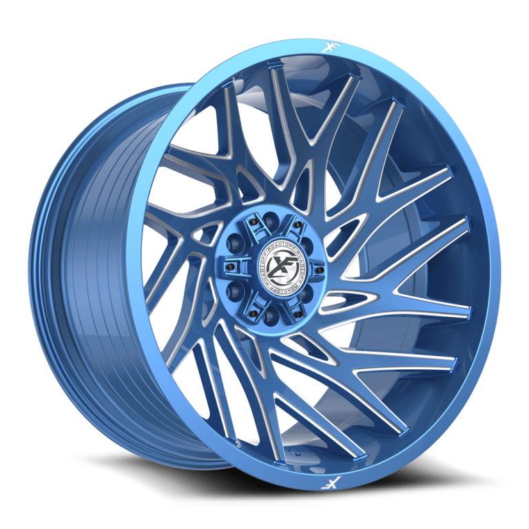 Anodized Blue & Milled