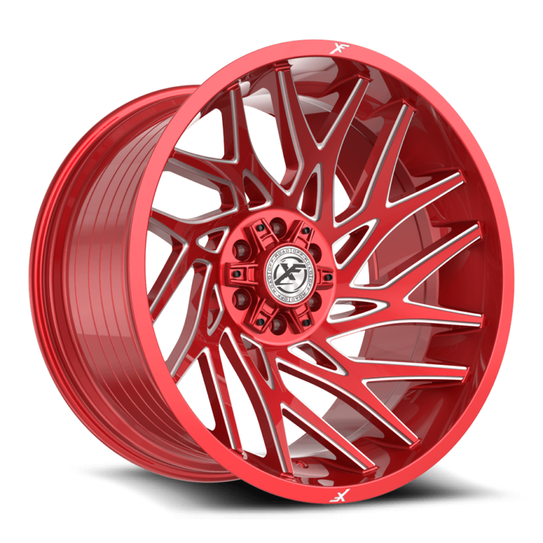 Anodized Red & Milled