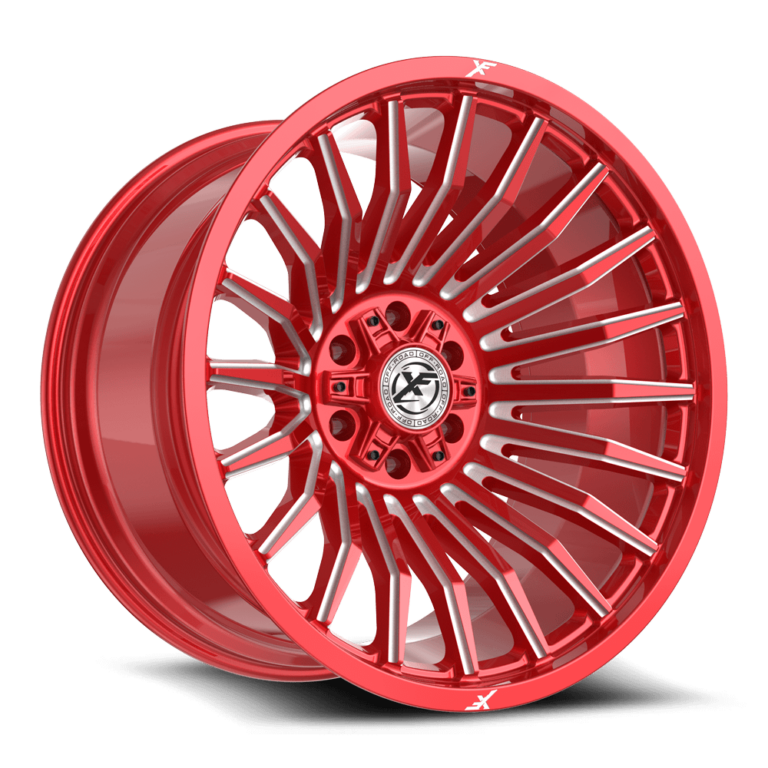 Anodized Red & Milled