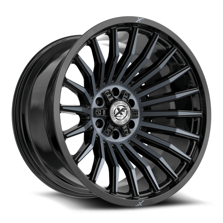 Gloss Black Machined & Titanium