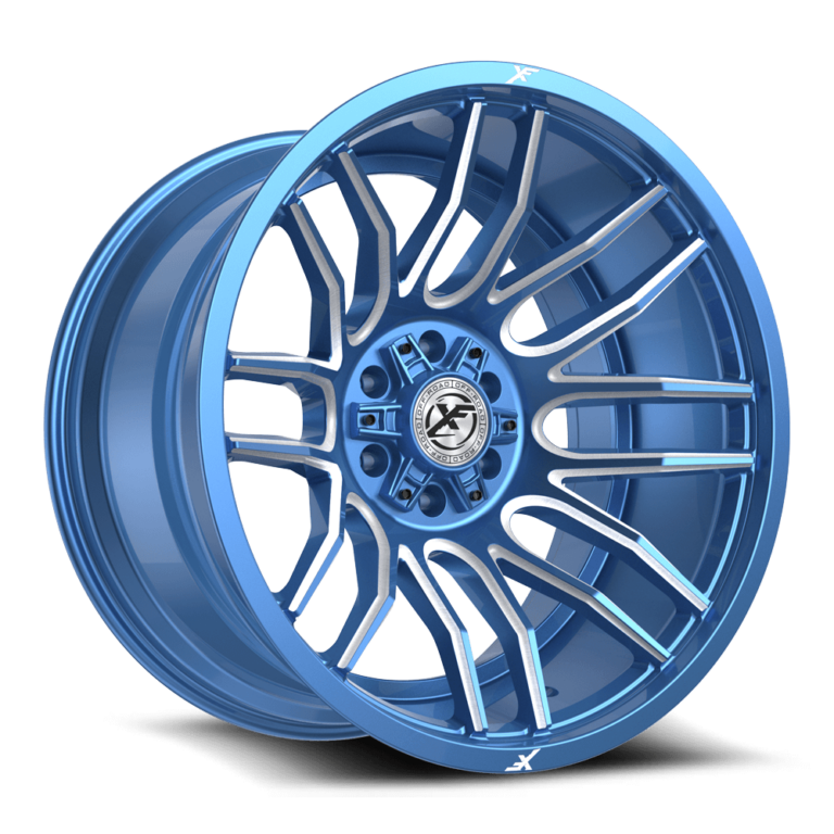 Anodized Blue & Milled