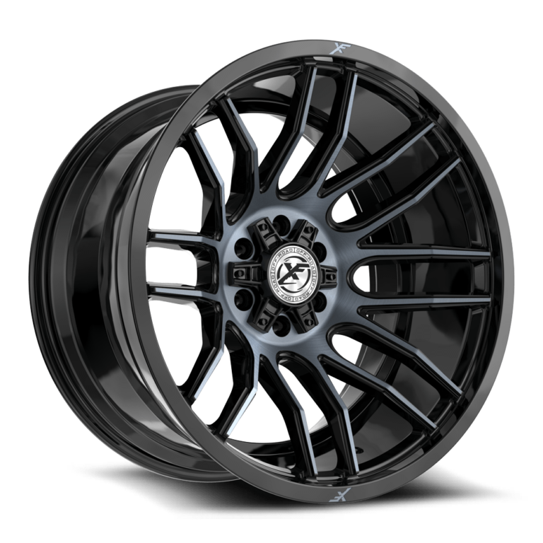 Gloss Black Machined & Titanium