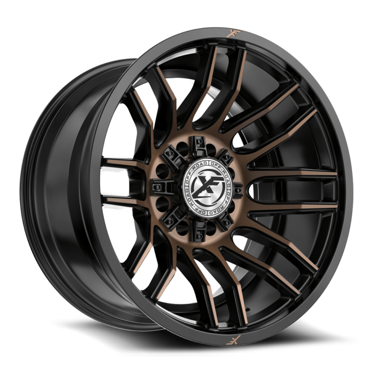 Satin Black & Bronze 8 Lug