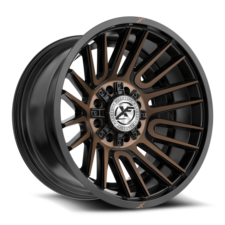 Satin Black & Bronze 8 Lug
