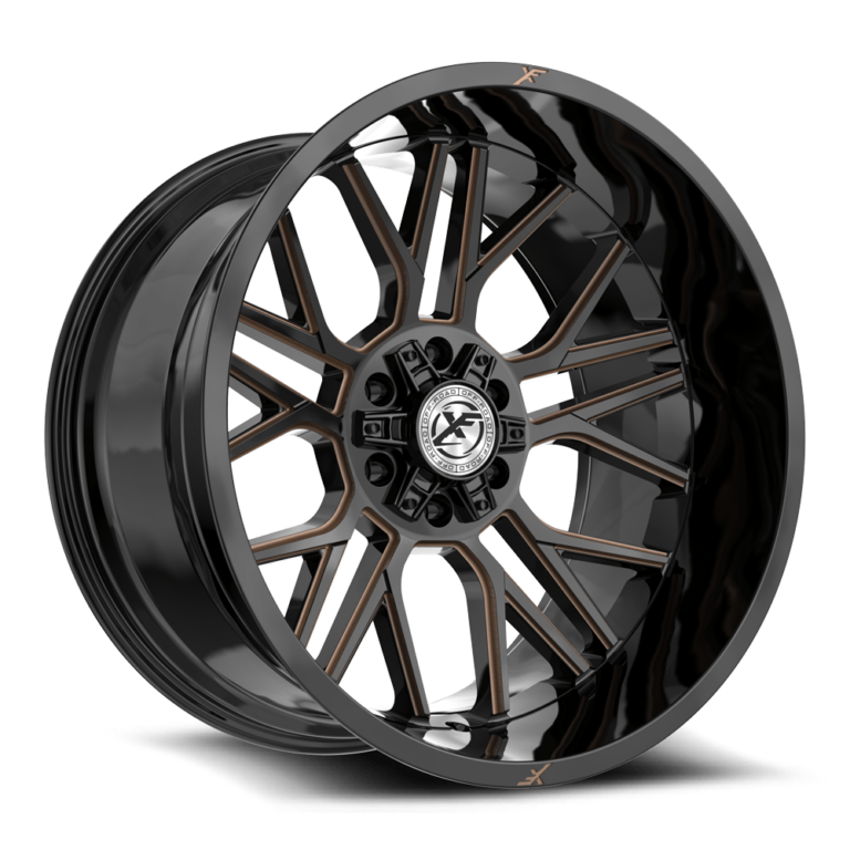 Gloss Black & Bronze