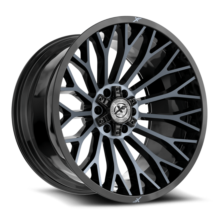 Gloss Black Machined & Titanium