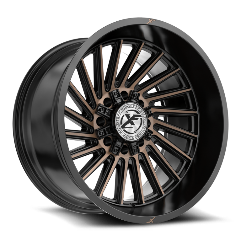 Satin Black & Bronze 8 Lug